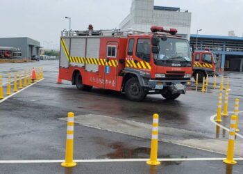 中市消防局設消防車專用駕訓場　提升消防人員出勤安全