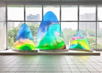 中捷推動公共藝術　文心森林公園站新添《日日》公共藝術