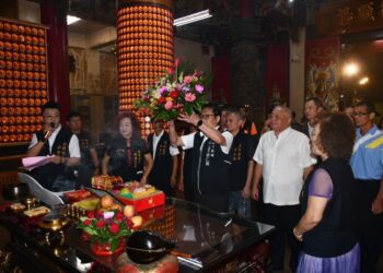 草湖慈天宮捐贈消防警備車　強化台中消防後勤　