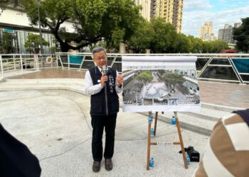 北區文心中清廣場焕然一新 中市建設局融合地方記憶打造宜人休憩空間