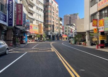 中市精誠路面千萬燙平　打造舒適通行新體驗