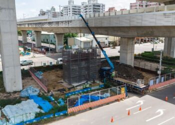 綠空廊道最後一環　中市自行車跨橋工程9/2起啟動夜間吊裝作業