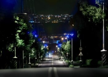 中市LED路燈升級　大肚山「藍色公路」重現浪漫夜景