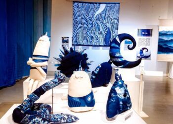 台灣經典百色大展 中市纖博館用天然染色創造SDGs未來