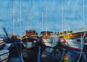 廖素鈴師生聯展「藝饗時光」 中市中山地所油畫展精彩登場