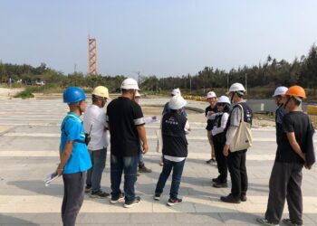 中市觀旅局長視察「台中海洋館」　肯定工進及植栽綠化成效