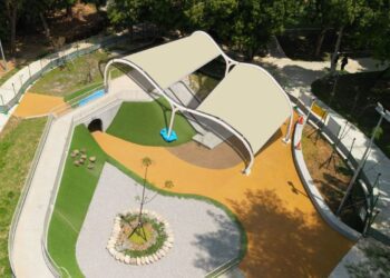 酷夏不怕曬 中市后里森林公園增設遮蔭設施