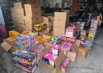 中市消防局查獲違法爆竹煙火　倉庫藏量超過管制標準