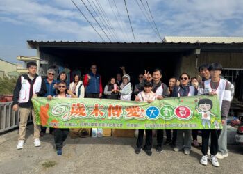 北彰展愛隊用行動送祝福　陪伴扶助家庭安心過好年