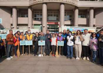 鹿港鎮年終大掃除誓師大會 一起健康歡喜迎接馬年的到來