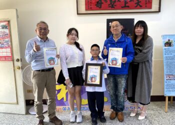 村上小學生陪著父親學防災 8歲成為小小防災士