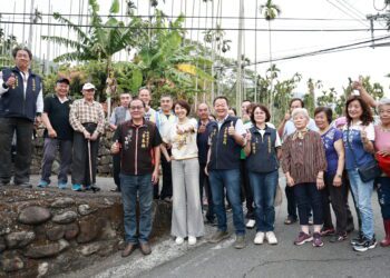 告別 50 年老舊箱涵！許淑華現勘基層工程　拓寬竹山農路保障運輸安全