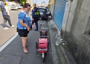 女子住家院內順手行竊腳踏車　員警獲報迅速出擊 竊賊無所遁形
