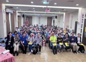 彰化南瑤宮修復工程工作坊 專家李乾朗讓民眾了解修復過程