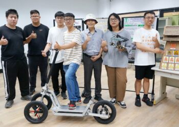 大葉機械系專題成果展 AI結合創意成功開發出辨識能力的智慧載具