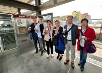 王惠美率團訪單車之城哥本哈根 體驗低碳共享交通運具