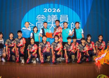 參議會全國大會師齊聚南投 攜手為營北國中舞龍隊點亮國際舞台