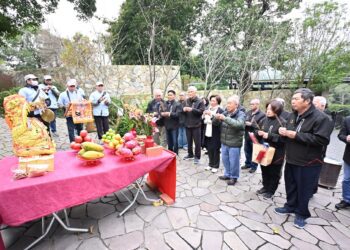 善心企業捐助福安宮媽祖園區 王惠美親赴苗栗迎回3尊神像