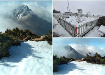 影音/兒童及清明假期多處地方春雨狂降 玉山低溫飄雪
