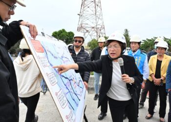 影音/王惠美視察田尾清水溪區域排水修復工程 大幅提升防洪能力