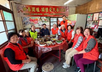 彰化縣榮民服務處迎春圍爐 長輩溫馨團聚迎馬年