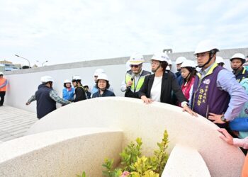 王惠美視察和美鎮污水下水道工程 盼完工後提升居住品質