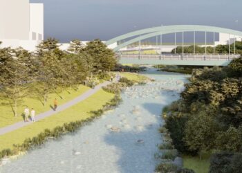 水環境營造規劃獲肯定　大智排水水環境摘下金石首獎