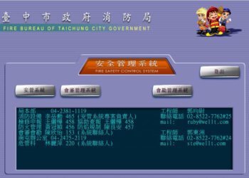 打造城市安全網　中市首創導入安全管理系統強化救災資訊透明