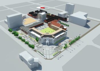 台中州廳廣場修復改善　打造安全友善公共空間